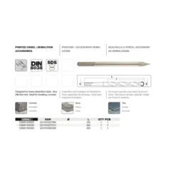 Puntero DIN-8035 SDS-Max Tivoly