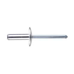 Remache tubular DIN-7337 cabeza ancha