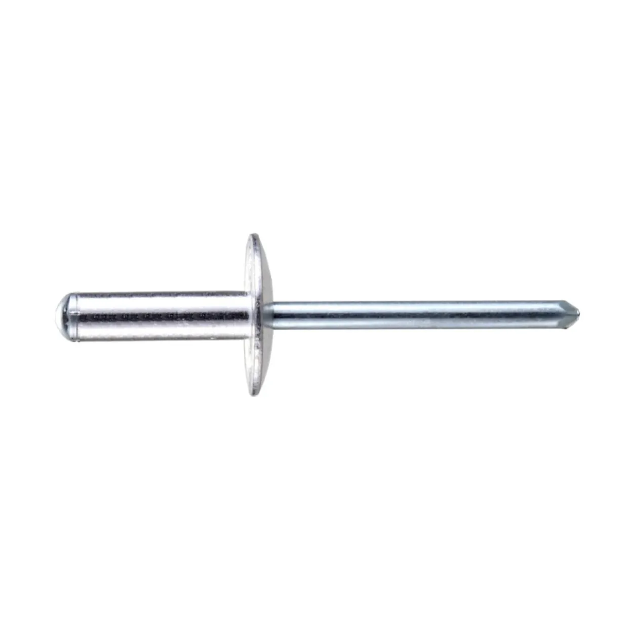 Remache tubular DIN-7337 cabeza ancha