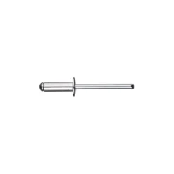 Remache tubular DIN-7337 estándar aluminio
