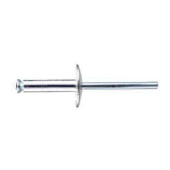 Remache tubular flor cabeza ancha aluminio