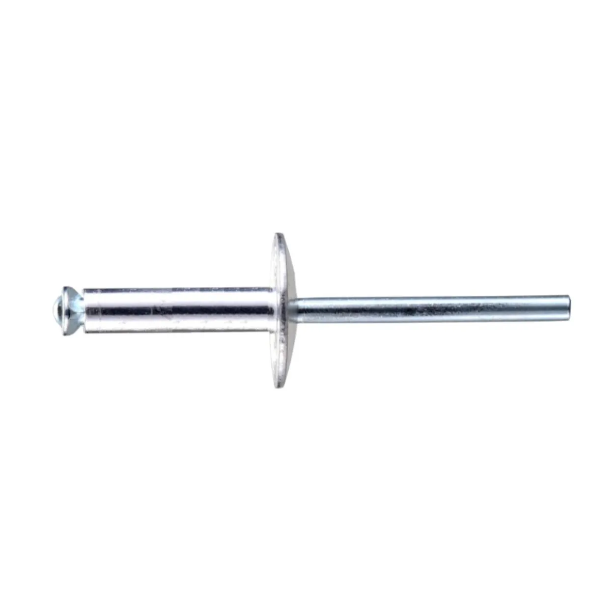 Remache tubular flor cabeza ancha aluminio
