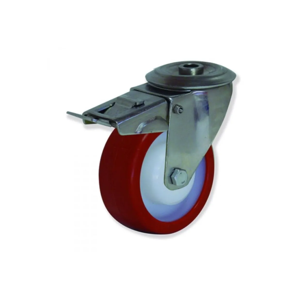 Rotante tornillo giratorio freno inoxidable poliuretano MiTG4