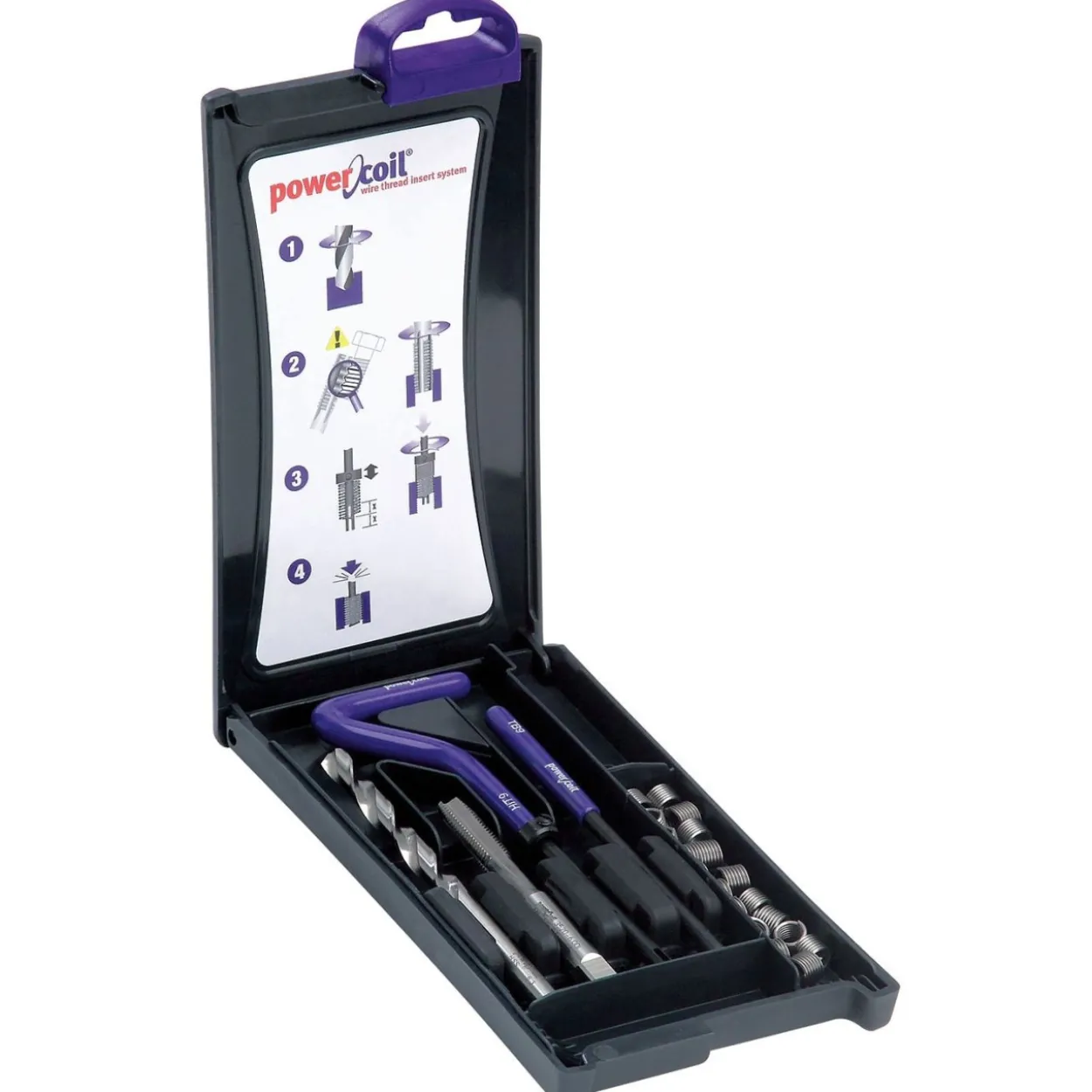 Set insertos PowerCoil DIN-8140 estándar UNC