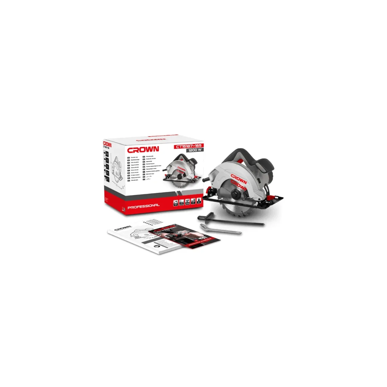 Sierra eléctrica circular Crown 1200W