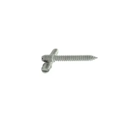Tornillo abrazadera doble rosca cincado