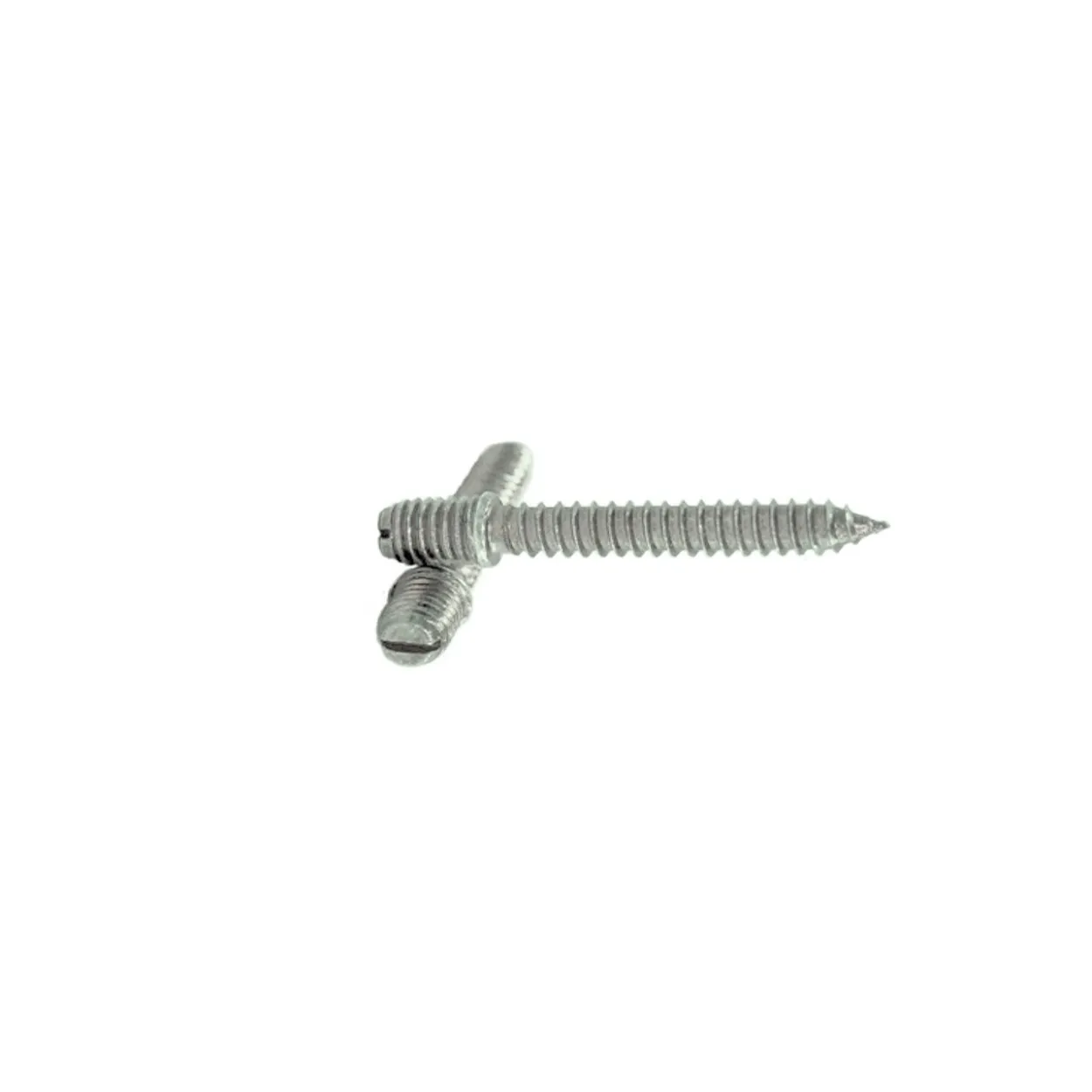 Tornillo abrazadera doble rosca cincado