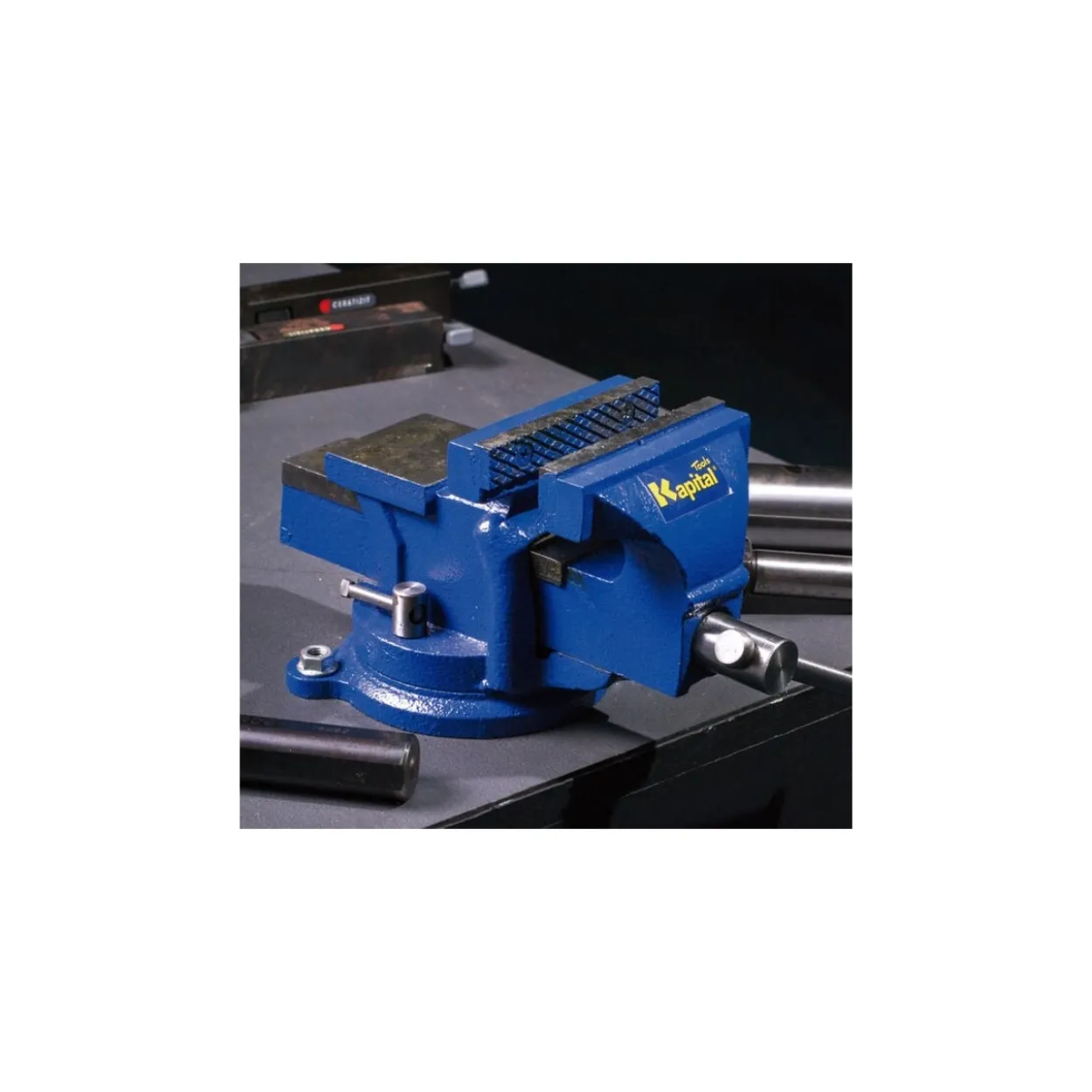 Tornillo de banco base giratoria Kapital KHBV100B