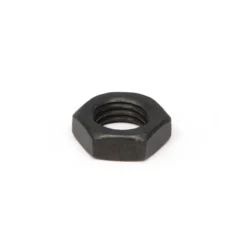 Tuerca hexagonal baja DIN-936 8 pavonada paso fino